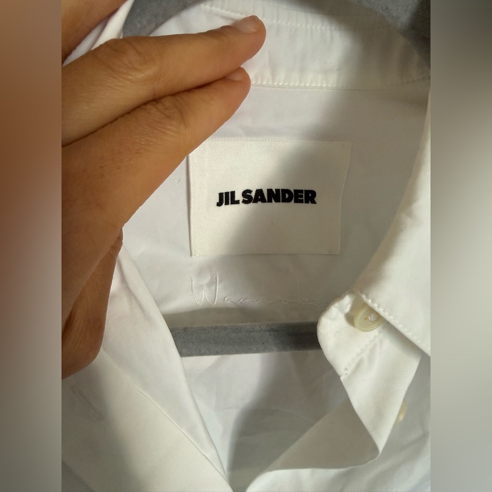 Jil Sander buttoned down Dress Shirt 38 - Picture 2 of 5